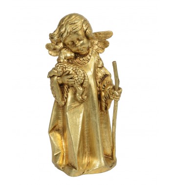 Aniołek z owcą (562) złoto płatkowe wys. 20,5 cm