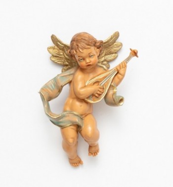 Aniołek z mandoliną (65) wys. 11 cm