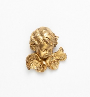 Głowa aniołka (67) złocona wys. 11 cm
