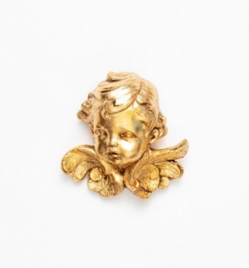 Głowa aniołka (68) złoto płatkowe wys. 11 cm