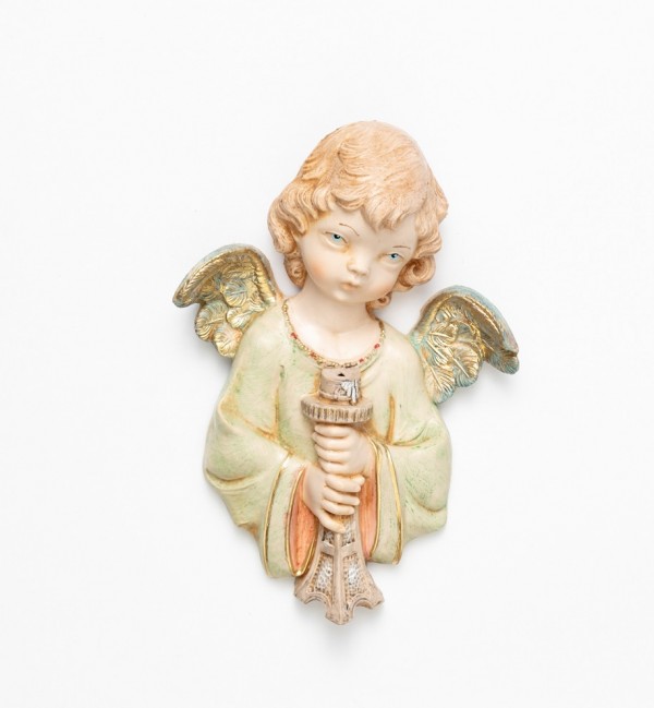 Aniołek ze świecznikiem (165) imitacja porcelany wys. 20 cm