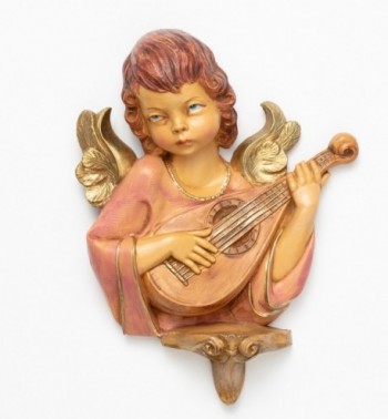 Aniołek z mandoliną (168) wys. 20 cm