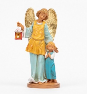 Anioł Stróż z chłopczykiem (174C) wys. 17 cm