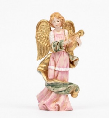Aniołek z lirą (251) imitacja porcelany wys. 16,5 cm
