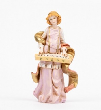 Aniołek z pianolą (254) imitacja porcelany wys. 16,5 cm