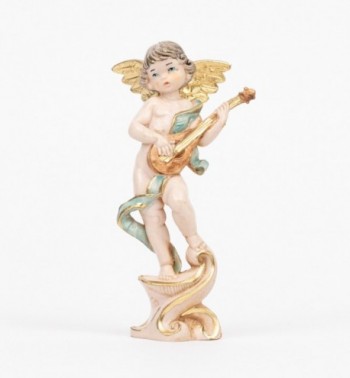 Aniołek z mandoliną (264) imitacja porcelany wys. 12 cm