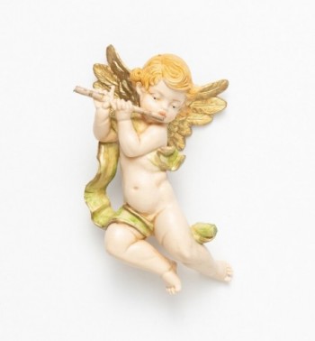 Aniołek z fletem (265) imitacja porcelany wys. 11 cm