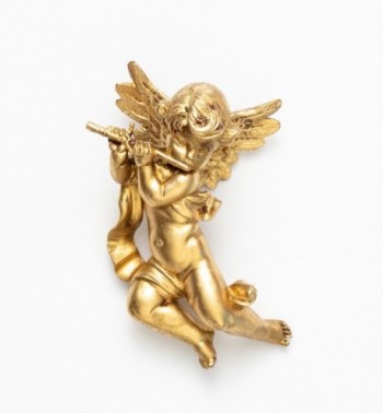 Aniołek z fletem (265) złocony wys. 11 cm