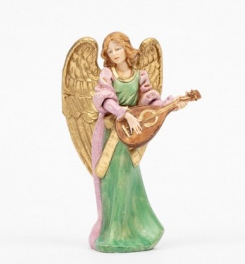 Aniołek z mandoliną (267) imitacja porcelany wys. 15 cm