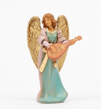Aniołek z mandoliną (267) wys. 15 cm