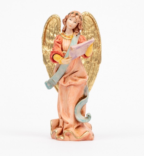 Aniołek z pergaminem (314) imitacja porcelany wys. 14 cm