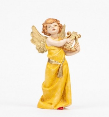 Aniołek z lirą (364) imitacja porcelany wys. 15 cm