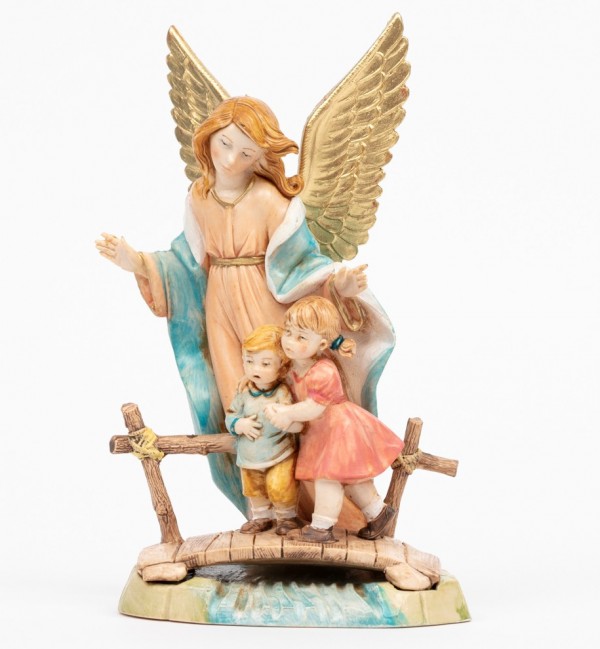 Anioł Stróż (374) imitacja porcelany wys. 18 cm