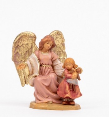 Aniołek z dziewczynką (394) wys. 10 cm
