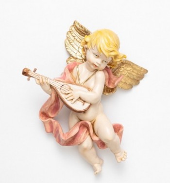 Aniołek z mandoliną (465) imitacja porcelany wys. 27 cm