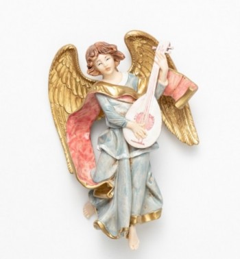 Aniołek z mandoliną (470) imitacja porcelany wys. 17 cm