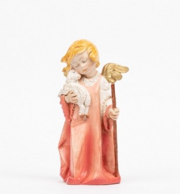 Aniołek z owcą (562) imitacja porcelany wys. 20,5 cm