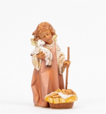 Aniołek z Dzieciątkiem i owcą (562B) wys. 20,5 cm