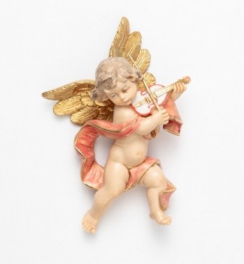Aniołek ze skrzypcami(566) imitacja porcelany wys. 17 cm