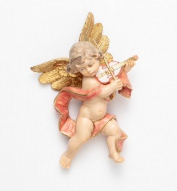 Aniołek ze skrzypcami(566) imitacja porcelany wys. 17 cm