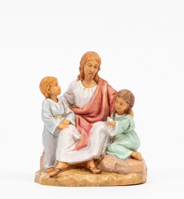 Jezus z dziećmi (592) wys. 12 cm