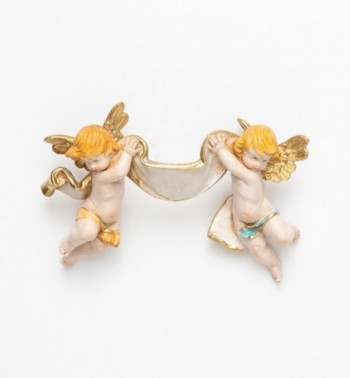 Para aniołków (610) imitacja porcelany  9x15 cm
