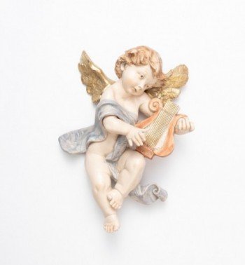 Aniołek z lirą (665) imitacja porcelany wys. 36 cm
