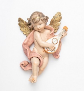 Aniołek z mandoliną (666) imitacja porcelany wys. 36 cm