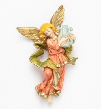 Aniołek z lirą (668) imitacja porcelany wys. 10 cm