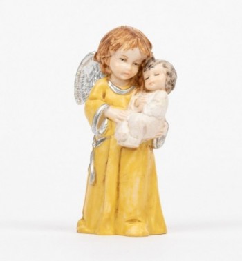 Aniołek z dzieckiem (681) imitacja porcelany wys. 7,5 cm
