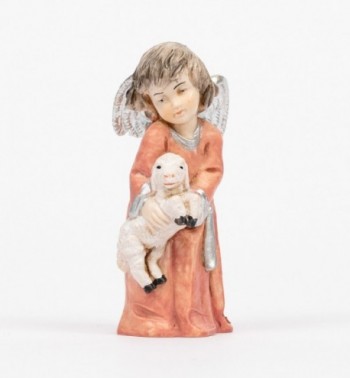 Aniołek z owcą (682) imitacja porcelany wys. 7,5 cm