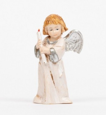 Aniołek ze świecą (683) imitacja porcelany wys. 7,5 cm