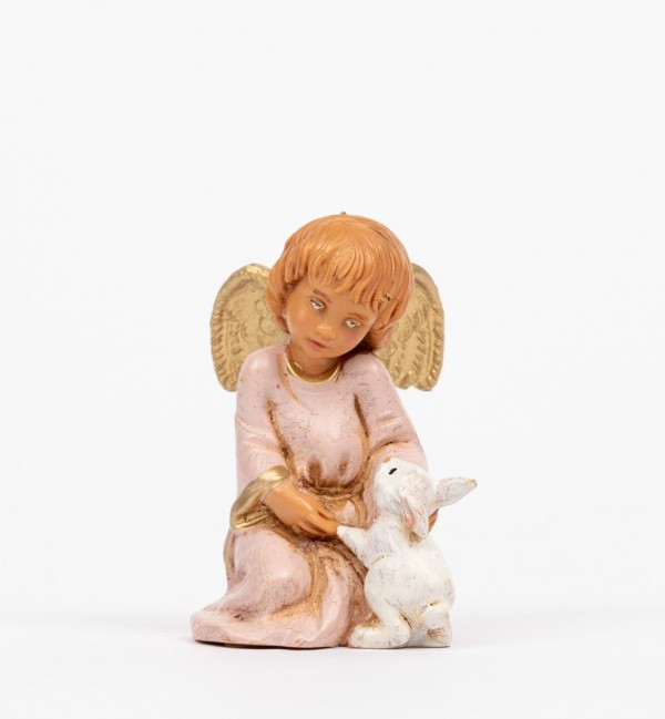 Aniołek z królikiem  (786) wys. 5 cm