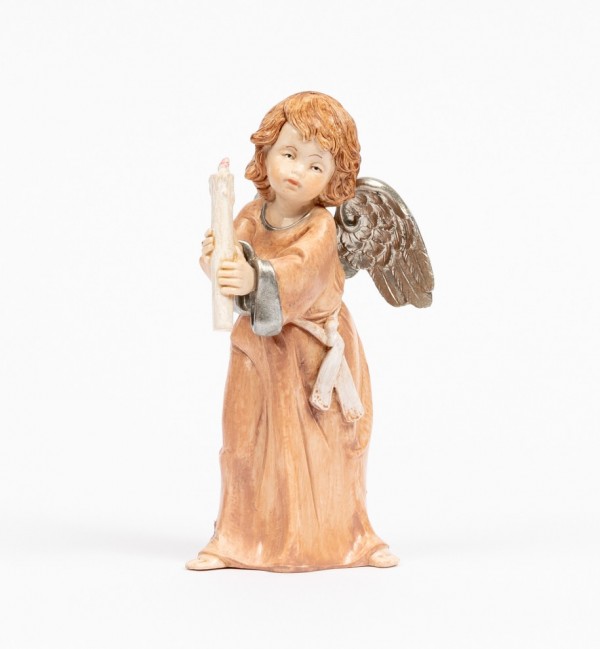 Aniołek ze świecą (836) imitacja porcelany wys.15 cm