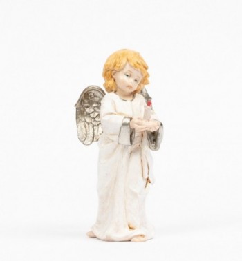 Aniołek ze świecą (837) imitacja porcelany wys. 15 cm