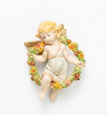 Aniołek wiosenny (855) imitacja porcelany wys. 12 cm
