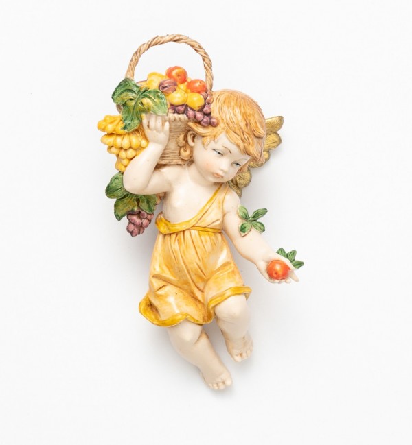 Aniołek jesienny (856) imitacja porcelany wys. 12 cm