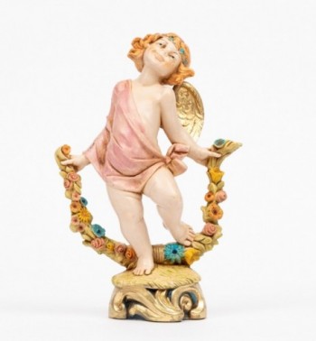 Aniołek wiosenny (861) imitacja porcelany wys. 17 cm