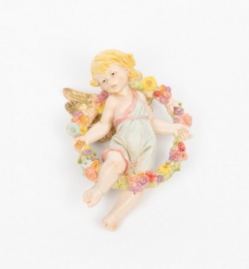 Aniołek wiosenny (865) imitacja porcelany wys. 17 cm