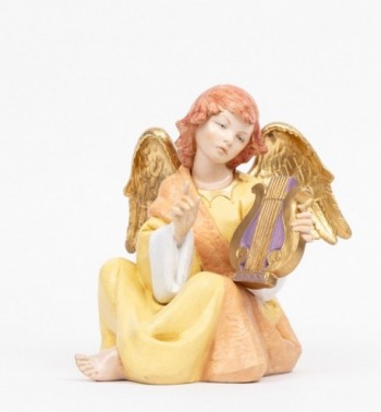 Aniołek z lirą (958) imitacja porcelany wys. 21 cm