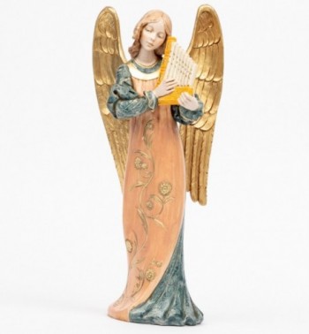Aniołek z organkami (968) imitacja porcelany wys. 30 cm