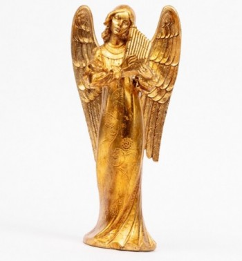 Aniołek z organkami (968) złoto płatkowe wys. 30 cm