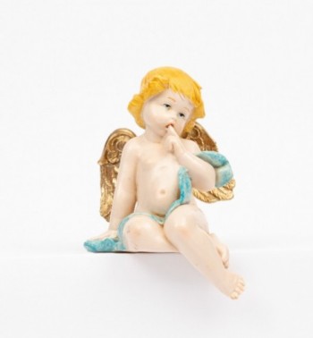 Siedzący aniołek (975) imitacja porcelany wys. 12 cm