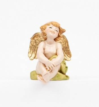 Siedzący aniołek (976) imitacja porcelany wys. 12 cm