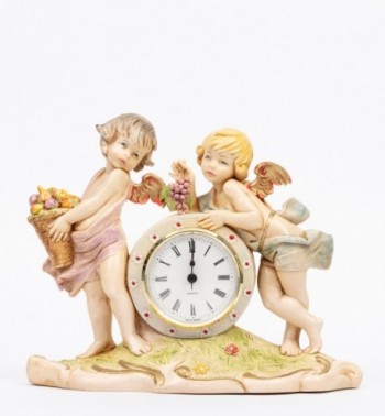 Zegar (1005) imitacja porcelany wym.19X23 cm