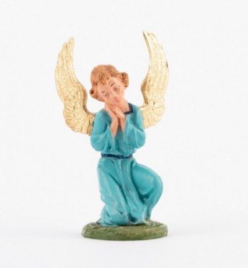 Klęczący aniołek do szopki w tradycyjnym kolorze wys. 10 cm