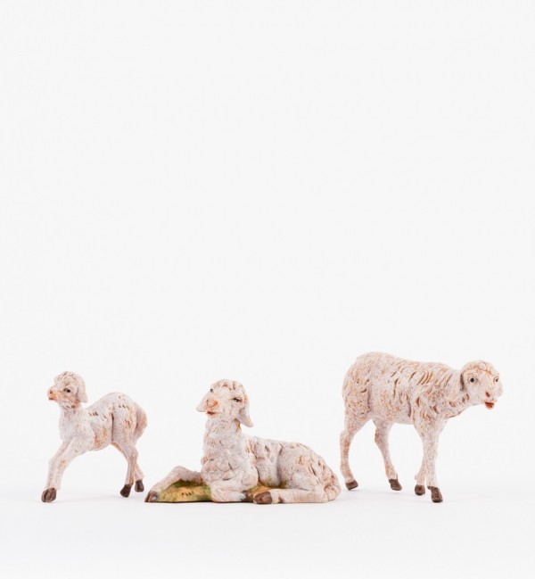 Rodzina owieczek do szopki wys. 12 cm