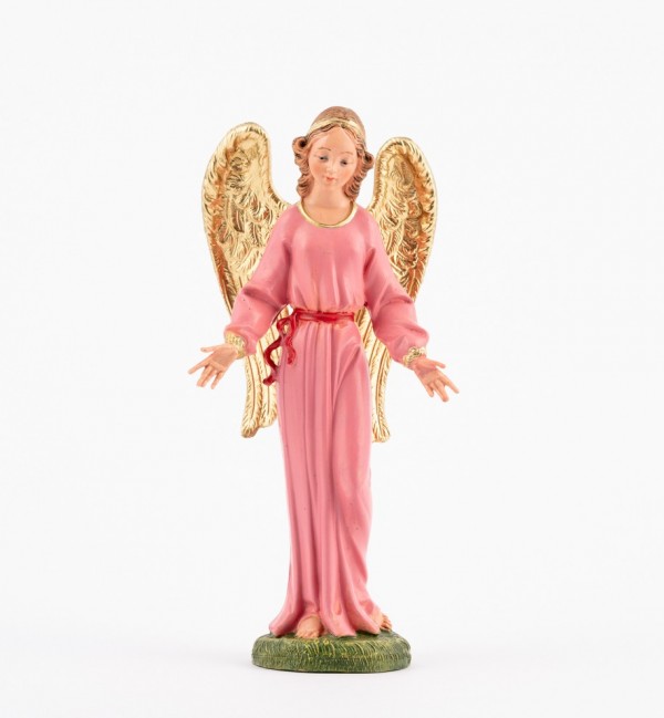 Stojący aniołek do szopki w tradycyjnym kolorze wys. 19 cm