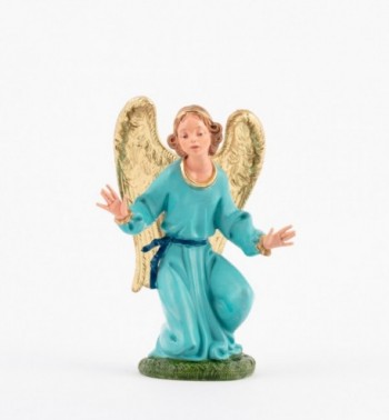 Klęczący aniołek do szopki w tradycyjnym kolorze wys. 19 cm
