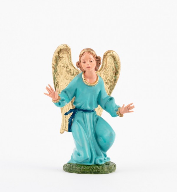 Klęczący aniołek do szopki w tradycyjnym kolorze wys. 19 cm